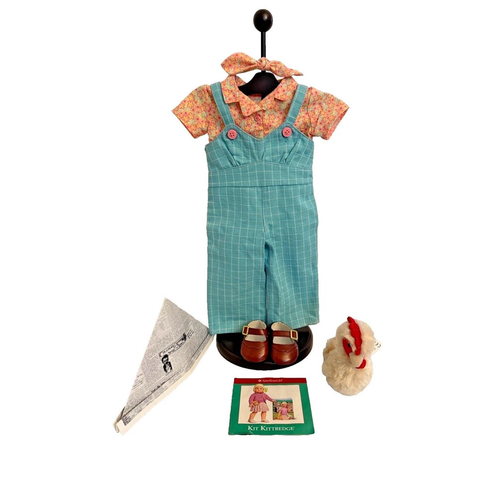 American Girl Doll Kit's Chicken Keeping Set NIB Special Edition Outfit Spring